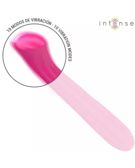 INTENSE - PATY VIBRATOR 19 CM FLEXIBEL 10 VIBRATIONEN MODELL 2 ROSA