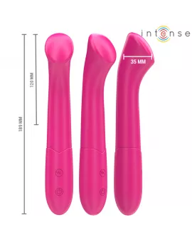 INTENSE - PATY VIBRATOR 19 CM FLEXIBEL 10 VIBRATIONEN MODELL 2 ROSA
