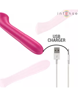 INTENSE - PATY VIBRATOR 19 CM FLEXIBEL 10 VIBRATIONEN MODELL 2 ROSA