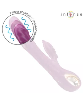 INTENSE - HALLE MULTIFUNKTIONSVIBRATOR MIT DELFIN-STIMULIERENDER ZUNGE LILA