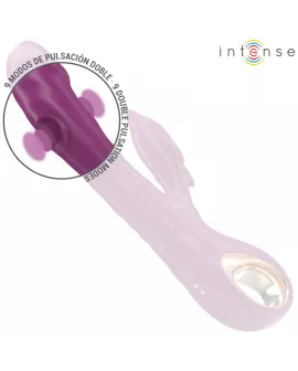 INTENSE - HALLE MULTIFUNKTIONSVIBRATOR MIT DELFIN-STIMULIERENDER ZUNGE LILA