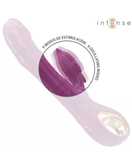 INTENSE - HALLE MULTIFUNKTIONSVIBRATOR MIT DELFIN-STIMULIERENDER ZUNGE LILA