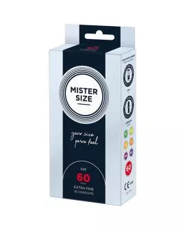 Mister Size Kondome XL 60 mm - 10 Einheiten