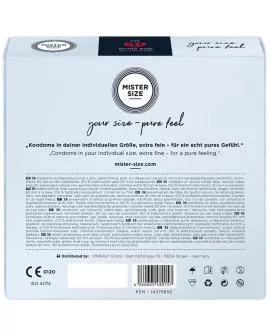 Mister Size - Kondome XL 60 mm (36 Einheiten)