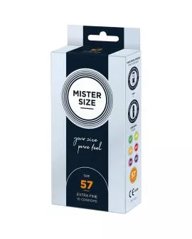 Mister Size Kondom Größe L 57 mm - 10 Stück