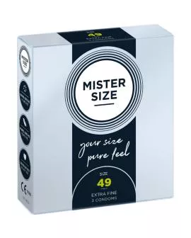 Mister Size - Kondom Größe S 49 mm (3 Einheiten)