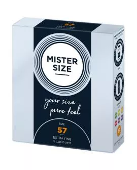 Mister Size Kondome Größe L 57 mm - 3 Einheiten