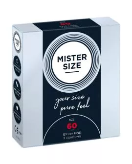 Mister Size - XL Kondome 60 mm (3 Einheiten)