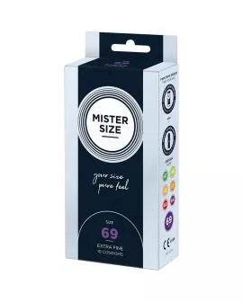 Mister Size - XXXL Kondome 69 mm (10 Einheiten)