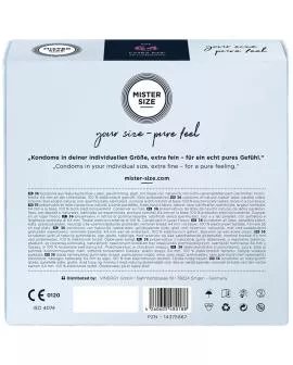 Mister Size XXL Kondome - 64 mm, 36 Stück