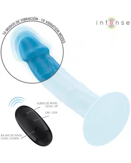 INTENSE - PHOEBE REALISTISCHER VIBRATOR 10 VIBRATIONEN BLAUE FERNBEDIENUNG