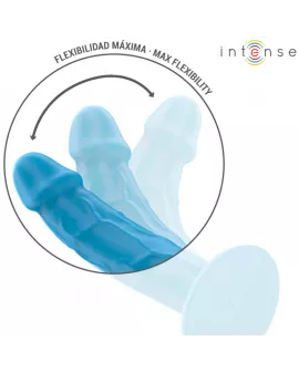 INTENSE - PHOEBE REALISTISCHER VIBRATOR 10 VIBRATIONEN BLAUE FERNBEDIENUNG