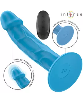 INTENSE - PHOEBE REALISTISCHER VIBRATOR 10 VIBRATIONEN BLAUE FERNBEDIENUNG