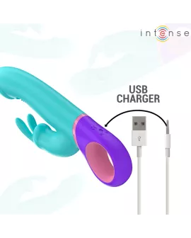 Intense - Monica Rabbit Vibrator mit G-Spot-Stimulator Blau