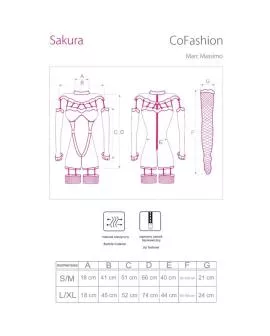 LIVCO Corsetti Sakura Jumpsuit-Set - Schwarz L/XL