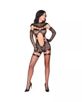 LIVCO Corsetti Sakura Jumpsuit-Set - Schwarz L/XL
