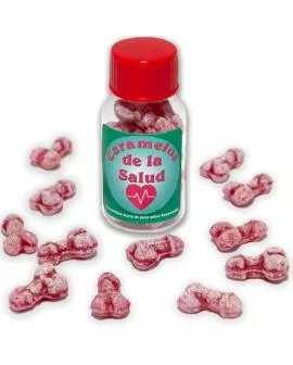 Diablo Picante - Penisform Bonbons Erdbeere/Kirsche 12 Stk