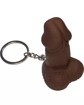Diablo Picante - Erotik-Schlüsselanhänger Penisform Mulatte