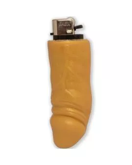 Diablo Picante - Goldenes Penis-Feuerzeug Wiederaufladbar
