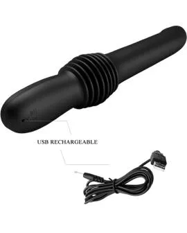 Pretty Love Pazuzu Vibrator - 3 Stoßmodi Schwarz
