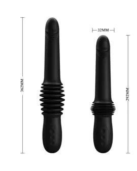 Pretty Love Pazuzu Vibrator - 3 Stoßmodi Schwarz