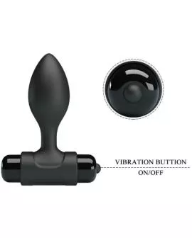 Pretty Love Vibra Butt - Analstecker 10 Vibrationen Schwarz