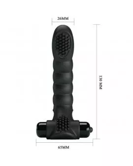 PRETTY LOVE - ALEXANDER FINGERVIBRATOR 10 VIBRATIONEN SCHWARZ