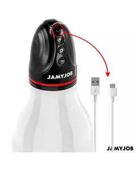 JAMYJOB XPAND LITE Automatische Hodenpumpe - 3 Saugstufen Grau