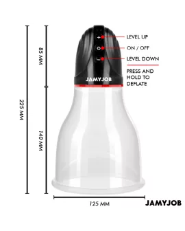 JAMYJOB XPAND LITE Automatische Hodenpumpe - 3 Saugstufen Grau