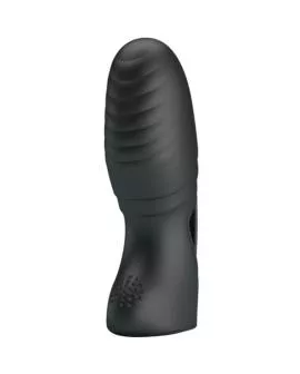 Pretty Love Alan Silikon-Fingervibrator - Schwarz