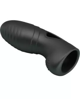 Pretty Love Alan Silikon-Fingervibrator - Schwarz