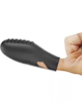 Pretty Love - Gilo Silikon-Fingervibrator Schwarz
