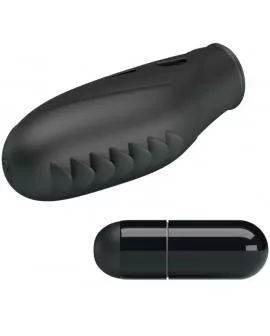 PRETTY LOVE - GILO SILIKON-FINGERVIBRATOR SCHWARZ