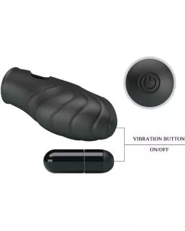 Pretty Love - Lich Silikon-Fingervibrator Schwarz