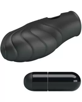 Pretty Love - Lich Silikon-Fingervibrator Schwarz