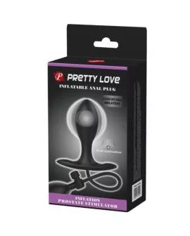 PRETTY LOVE - AUFBLASBARER ANALSTECKER SCHWARZ
