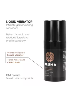 BRUMA - Flüssiger Vibrator Ultra Gleitend Cupcake 15 ml