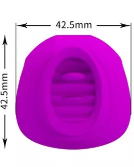 PRETTY LOVE - ESTELLE ZUNGEN-KLITORIS-STIMULATOR 12 VIBRATIONEN LILA