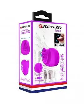 PRETTY LOVE - ESTELLE ZUNGEN-KLITORIS-STIMULATOR 12 VIBRATIONEN LILA
