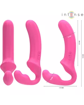 INTENSE - AMY DOPPELVIBRATOR 20 CM ROSA FERNBEDIENUNG