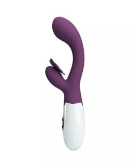 PRETTY LOVE - BUTTERFLY KISS RABBIT VIBRATOR & G-SPOT STIMULATOR LILA