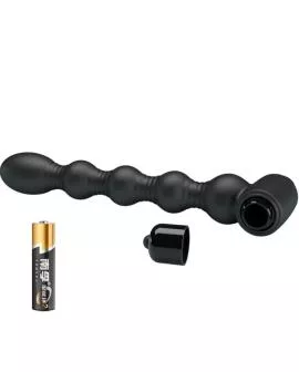 Pretty Love Lynn Silikon Anal Plug - 10 Vibrationen Schwarz