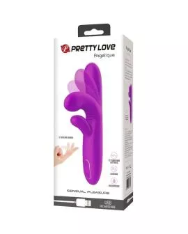 Pretty Love - Angelique Multifunktionsvibrator Klitorisstimulator Lila