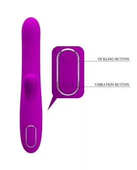 Pretty Love - Angelique Multifunktionsvibrator Klitorisstimulator Lila