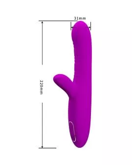 Pretty Love - Angelique Multifunktionsvibrator Klitorisstimulator Lila