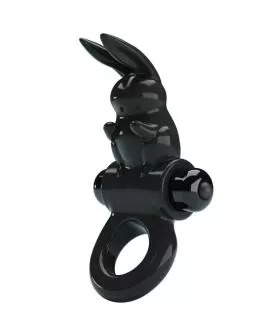 PRETTY LOVE - AUFREGENDER RING RABBIT VIBRATORRING 10 VIBRATIONEN SCHWARZ