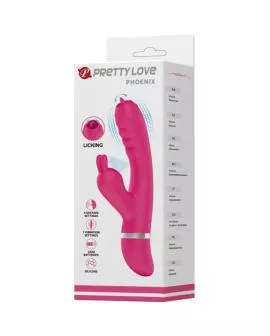 Pretty Love - Phoenix Multifunktions-Kaninchenvibrator Rosa
