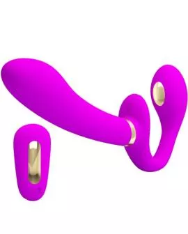 Pretty Love Thunderbird - Strap-On-Vibrator Fernbedienung Lila