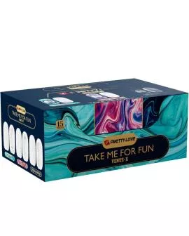 Pretty Love Venus X 15 - Männliche Masturbatoren aus Silikon, weiß