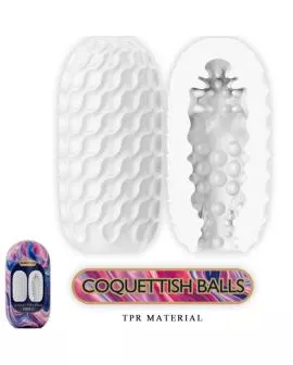 Pretty Love Venus X 15 - Männliche Masturbatoren aus Silikon, weiß